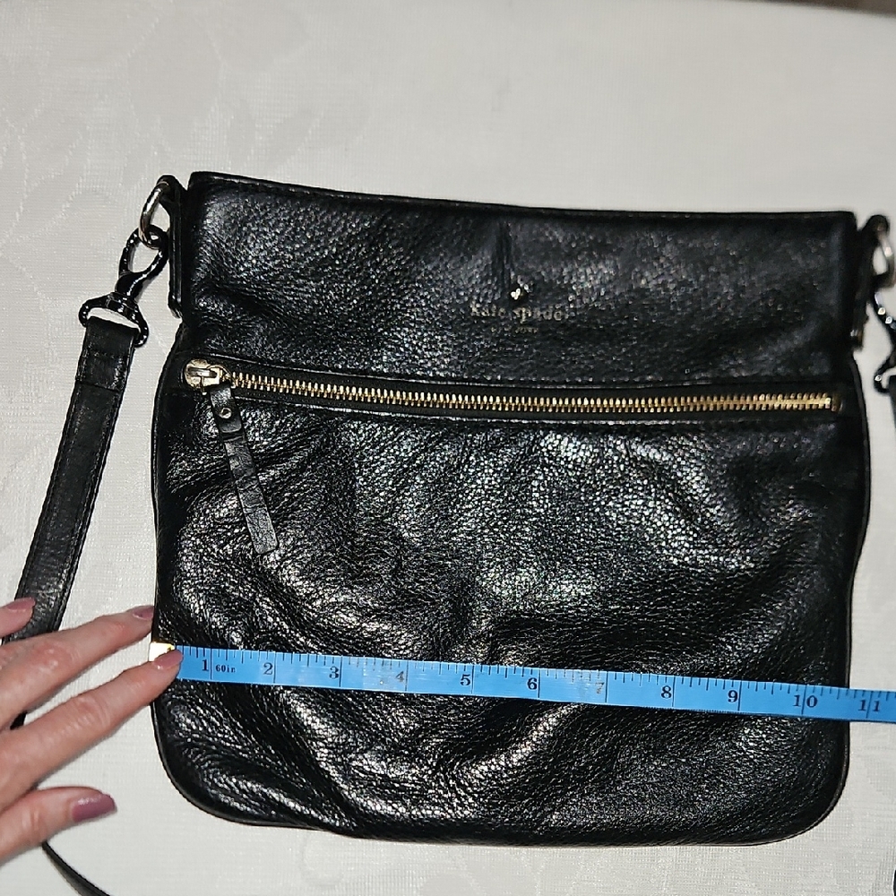 Kate Spade Black Pebble Leather Crossbody Bag - Picture 10 of 10